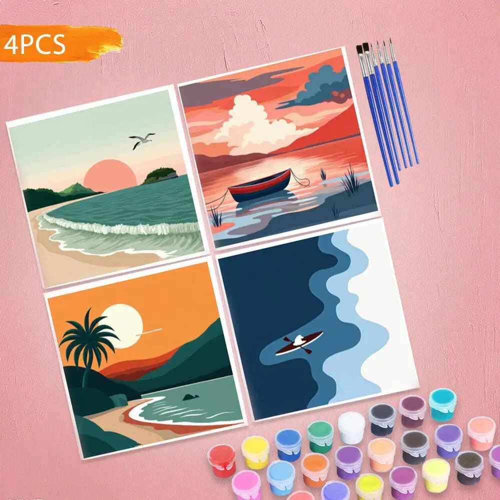 Peinture au numéro — Coucher de soleil 7