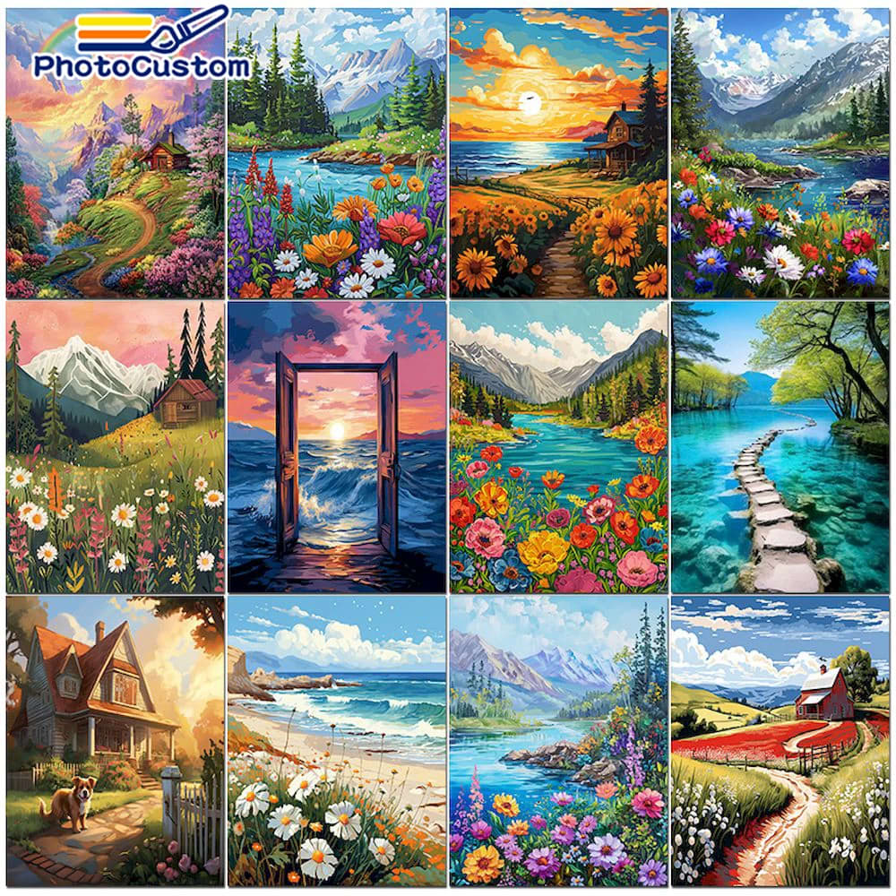 Peinture au numéro — Paysage 39