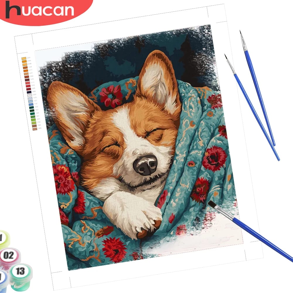 Peinture au numéro — Chien 21