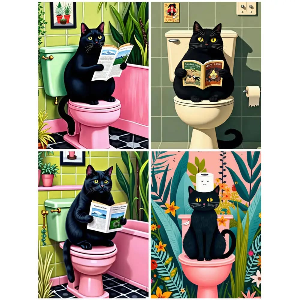 Peinture au numéro — Chat 7