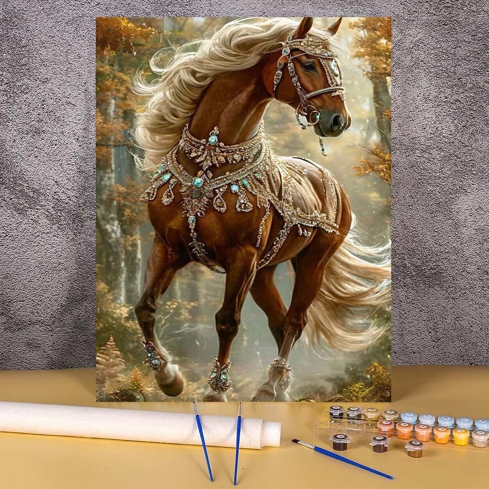 Peinture au numéro — Cheval 22