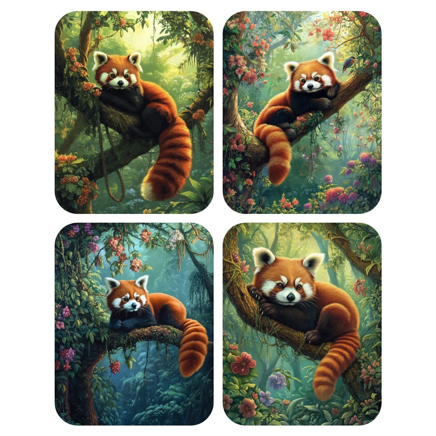 Peinture au numéro — Panda 3