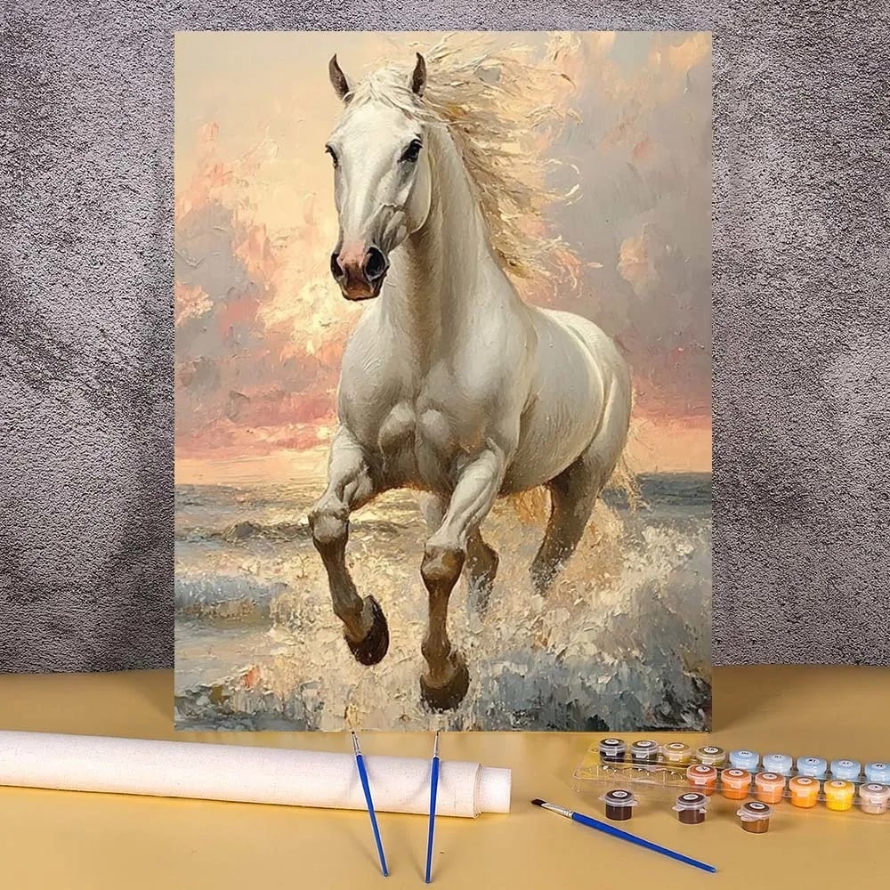 Peinture au numéro — Cheval 9