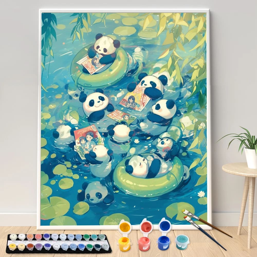 Peinture au numéro — Panda 6