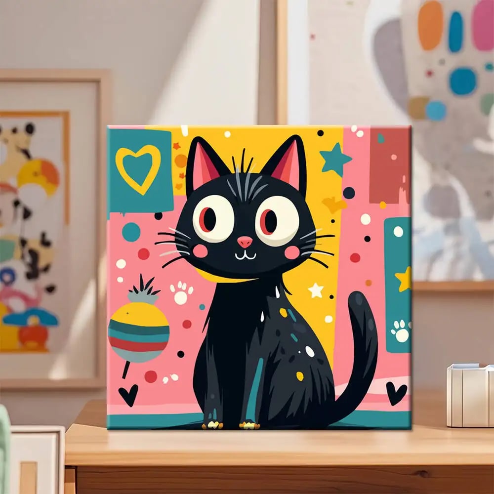 Peinture au numéro — Chat 11