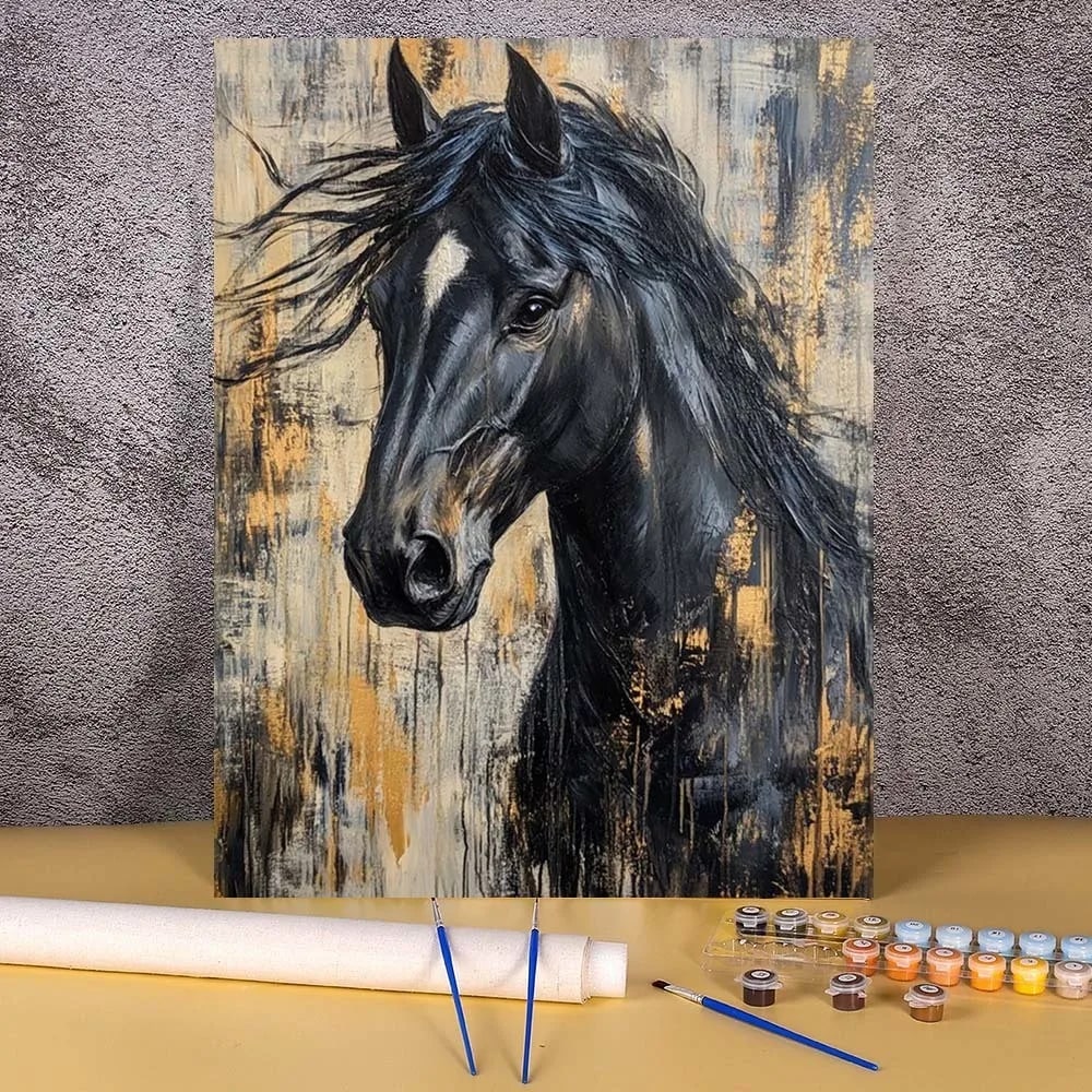 Peinture au numéro — Cheval 20