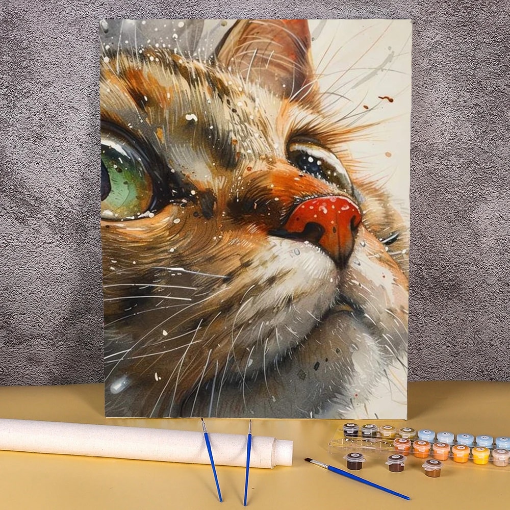Peinture au numéro — Chat 32