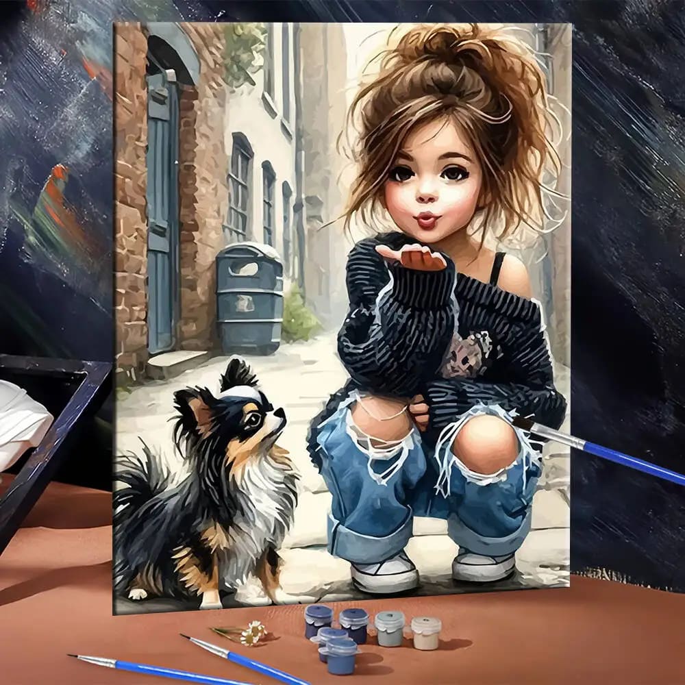 Peinture au numéro — Portrait 2