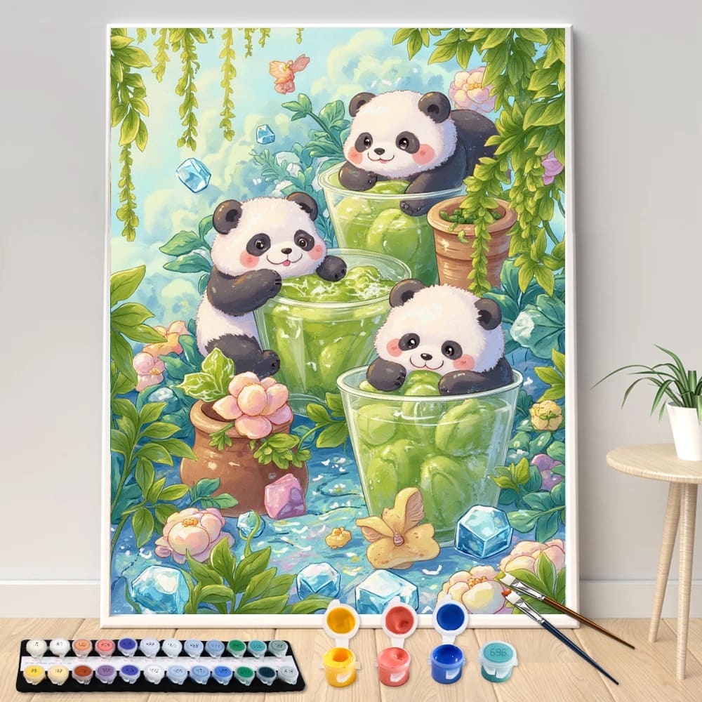 Peinture au numéro — Panda 4