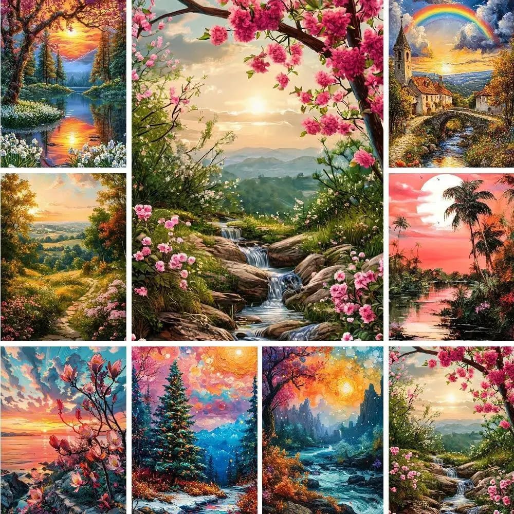 Peinture au numéro — Paysage 18
