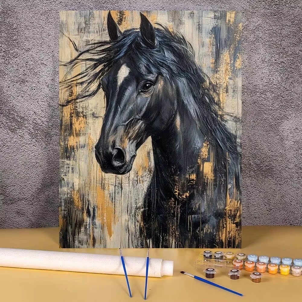 Peinture au numéro — Cheval 23