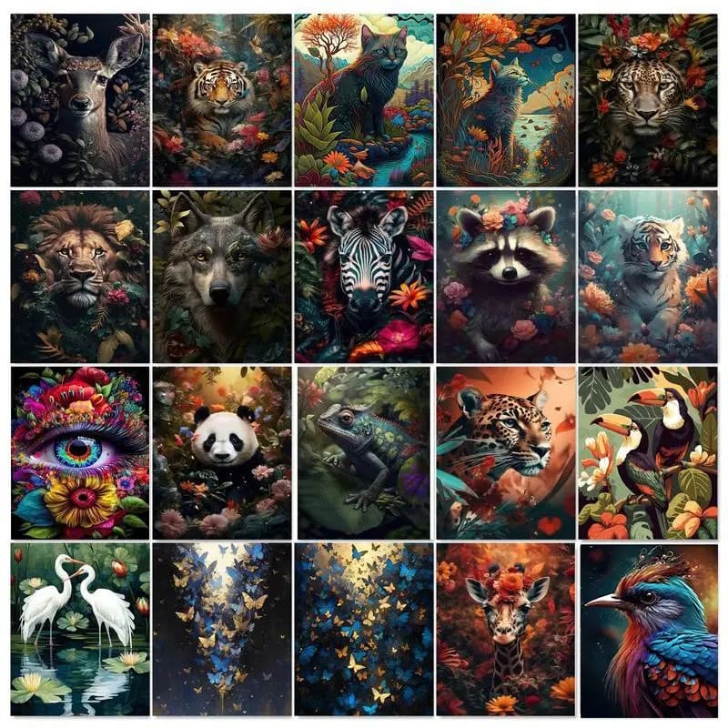 Peinture au numéro — Animaux 3