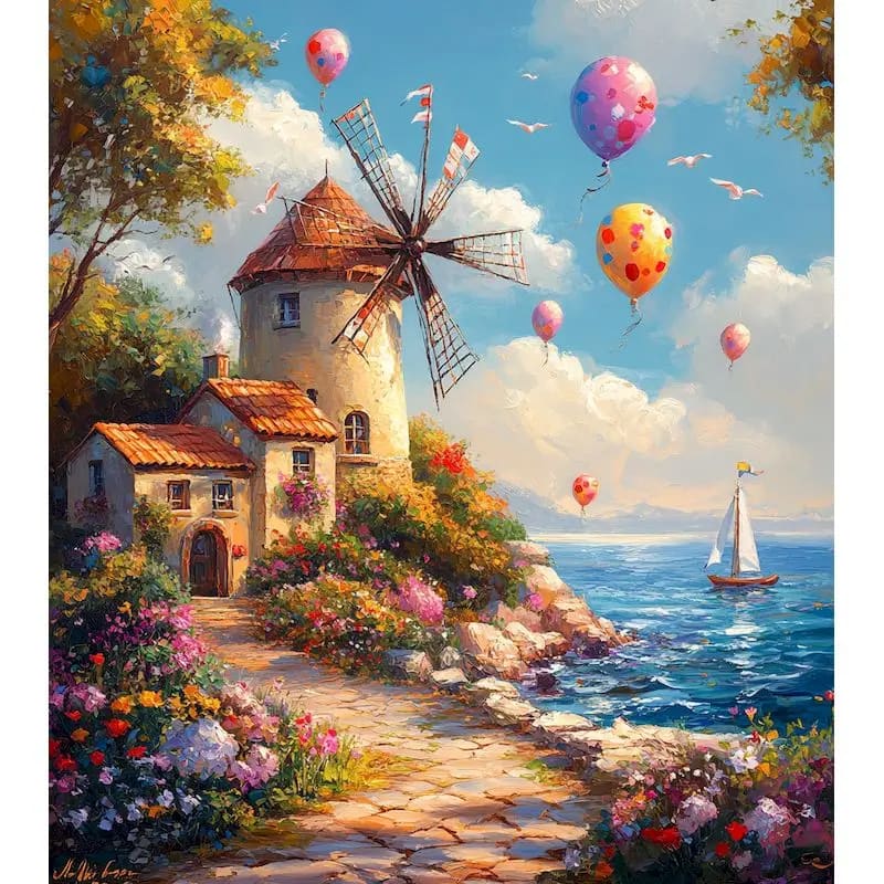 Peinture au numéro — Paysages 3