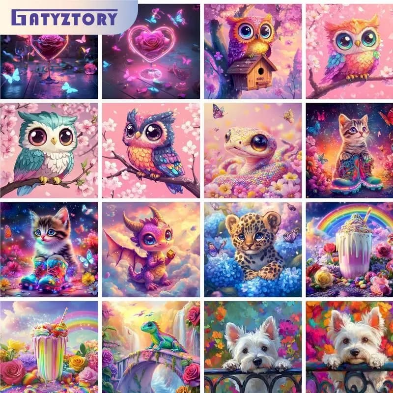 Peinture au numéro — Animaux 2