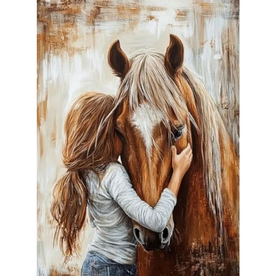 Peinture au numéro — Cheval 35