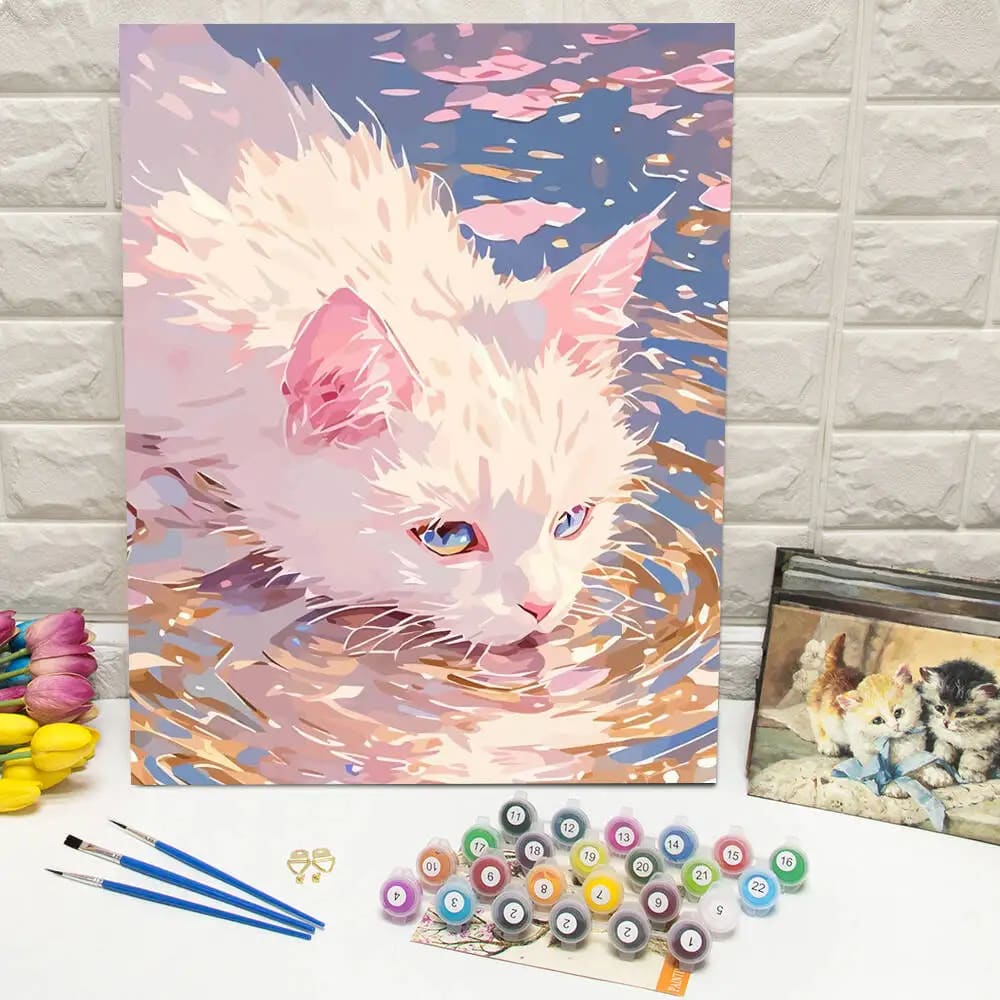 Peinture au numéro — Chat 4