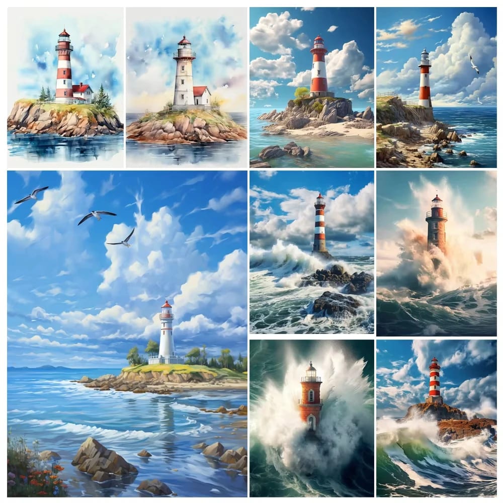 Peinture au numéro — Mer 4