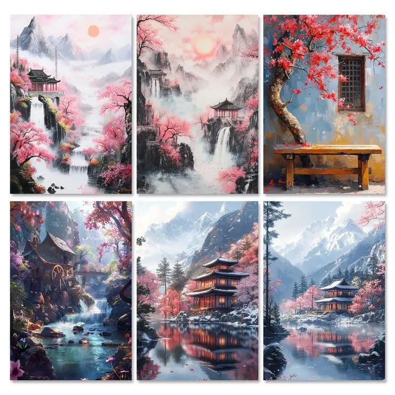 Peinture au numéro — Paysage 56