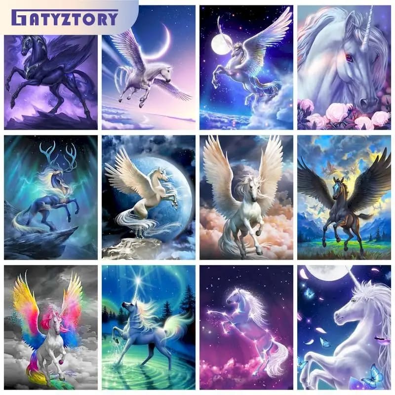 Peinture au numéro — Licorne