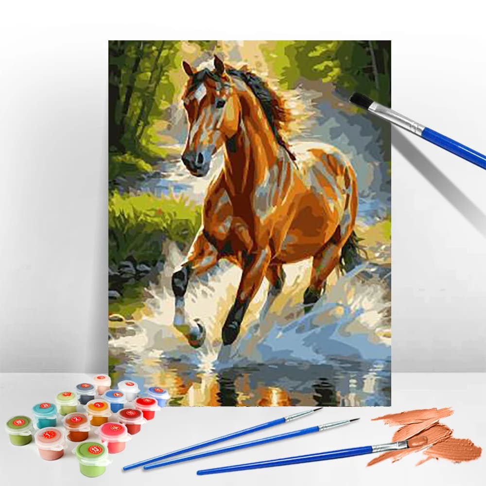 Peinture au numéro — Cheval 3