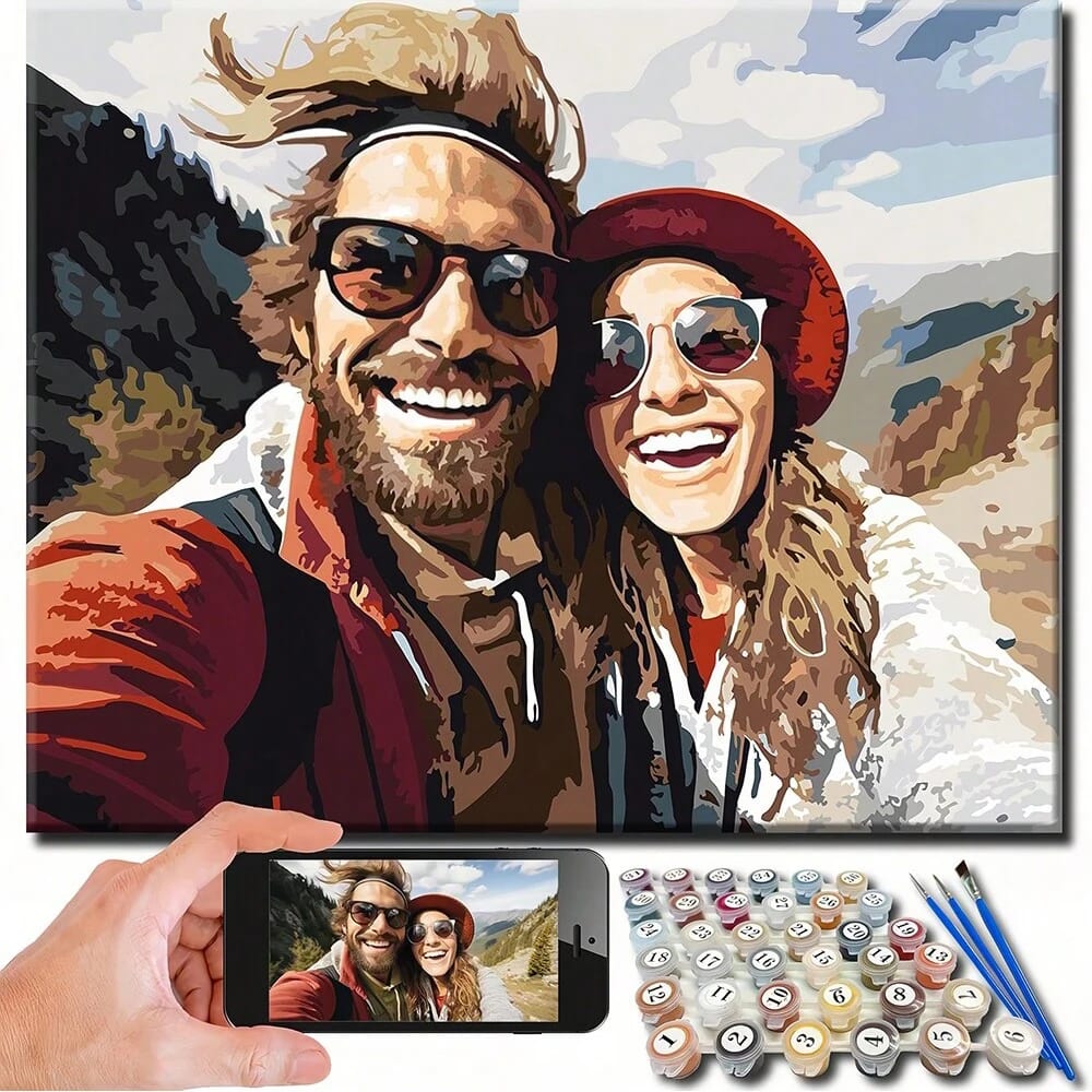 Peinture au numéro — Photo personnalisée