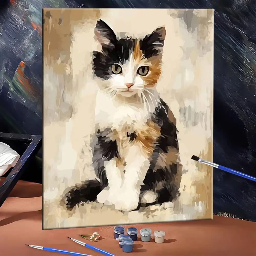 Peinture au numéro — Chat 20