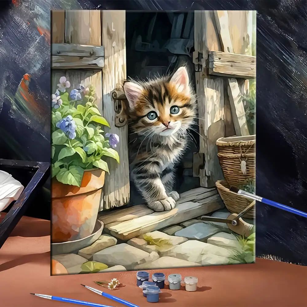 Peinture au numéro — Chat 33