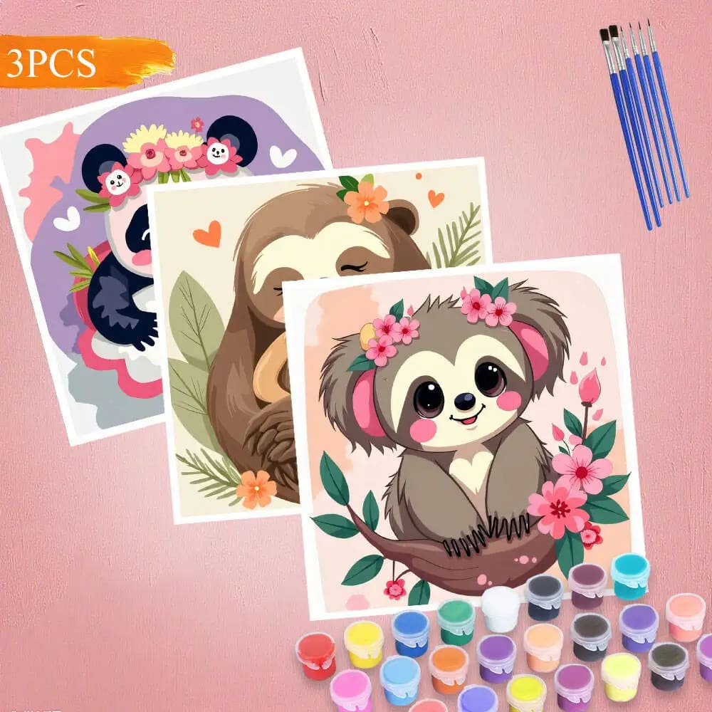 Peinture au numéro — Panda