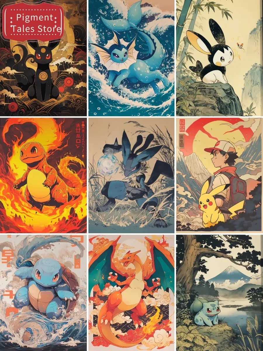 Peinture au numéro — Pokémon 3
