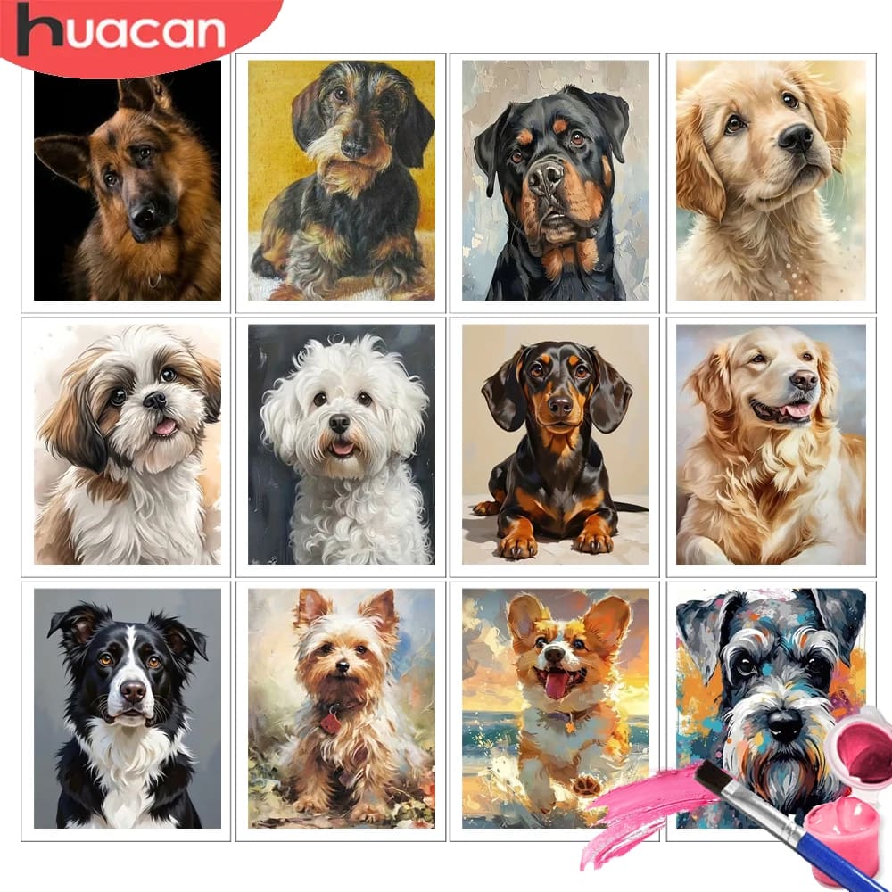 Peinture au numéro — Chien 10
