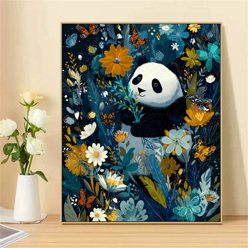 Peinture au numéro — Fleurs 13