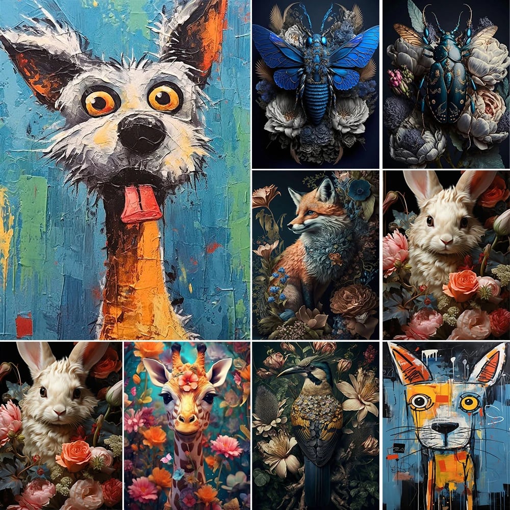 Peinture au numéro — Girafe 2