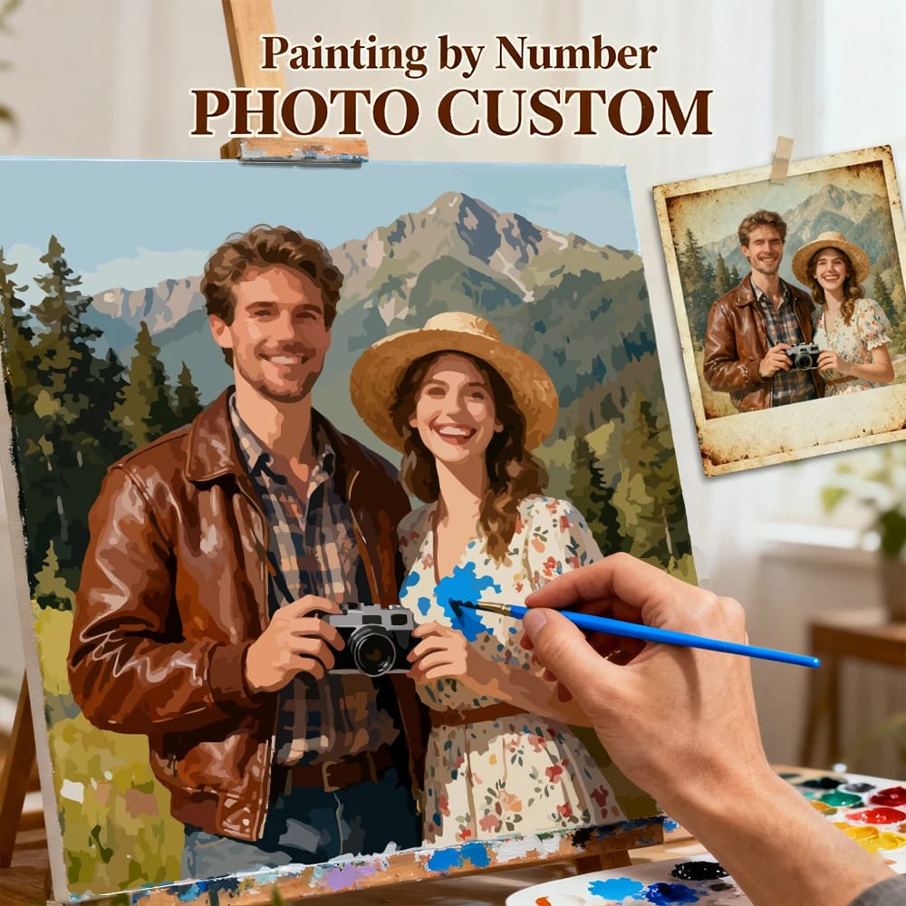 Peinture au numéro — Photo personnalisée 3