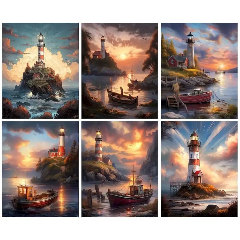 Peinture au numéro — Mer 3