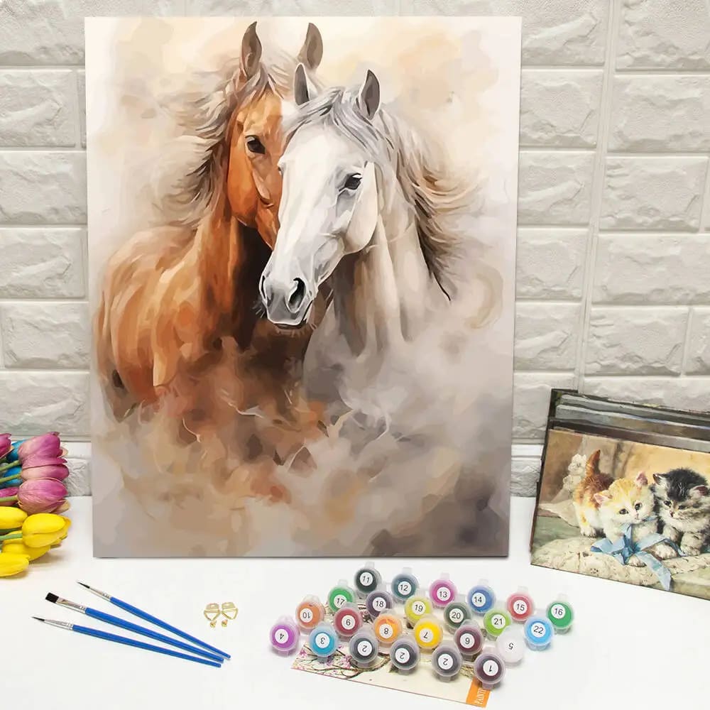 Peinture au numéro — Cheval 12