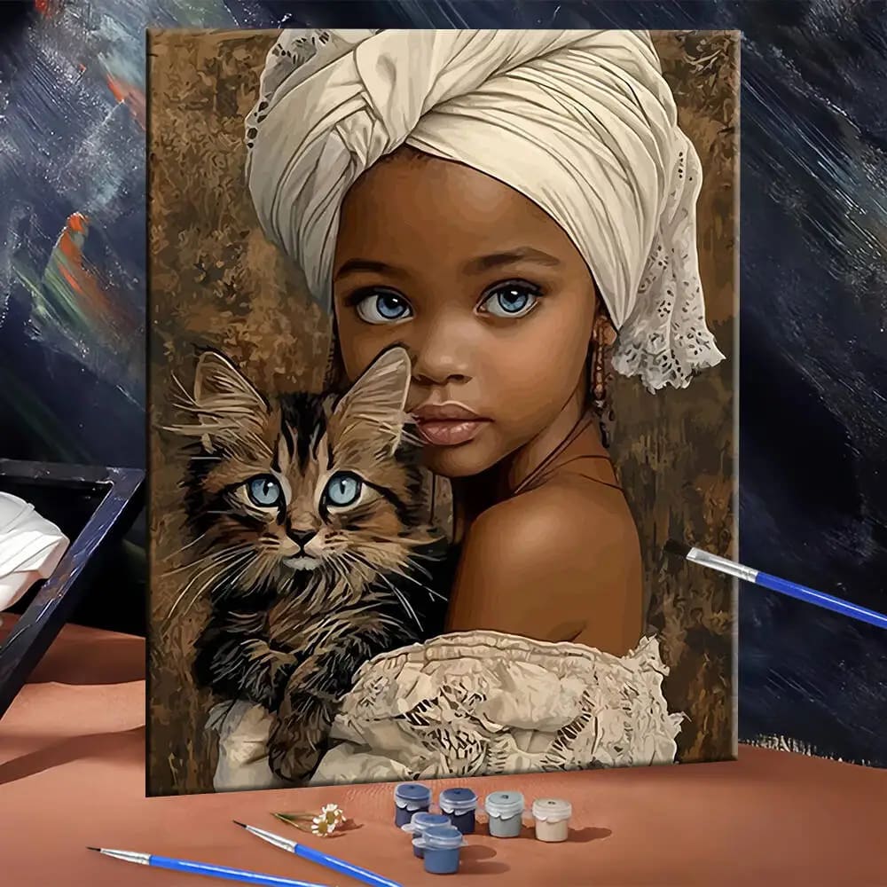 Peinture au numéro — Portrait