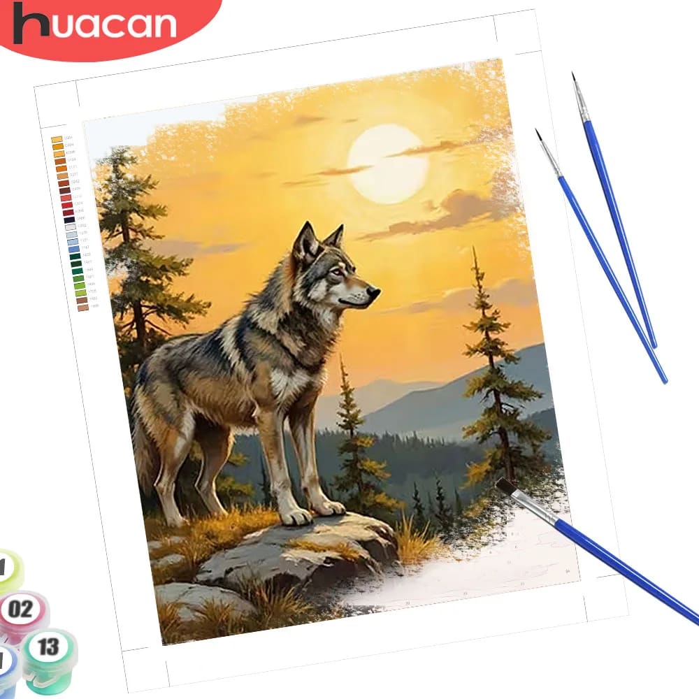 Peinture au numéro — Coucher de soleil 18