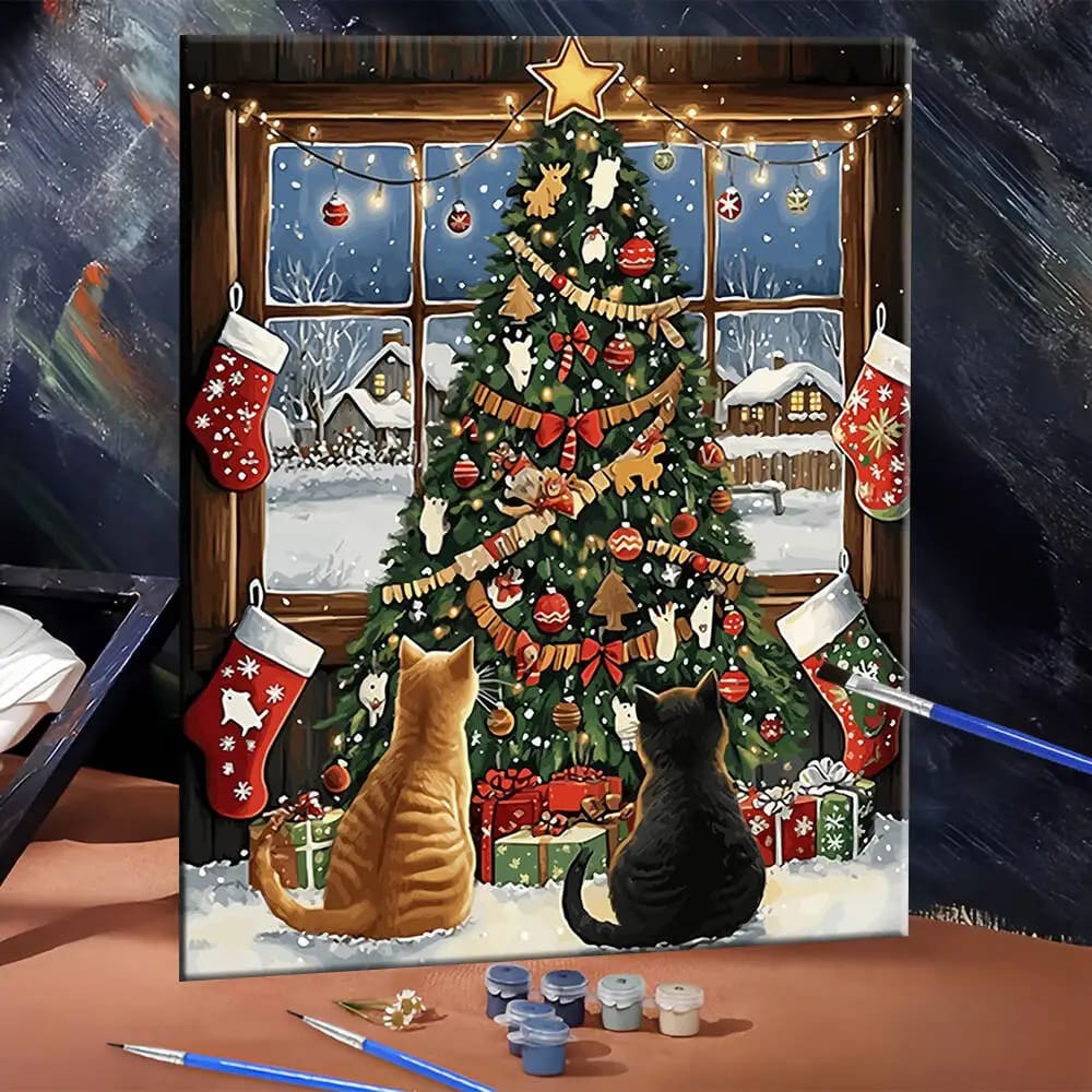 Peinture au numéro — Noël