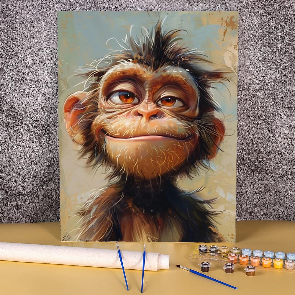 Peinture au numéro — Singe