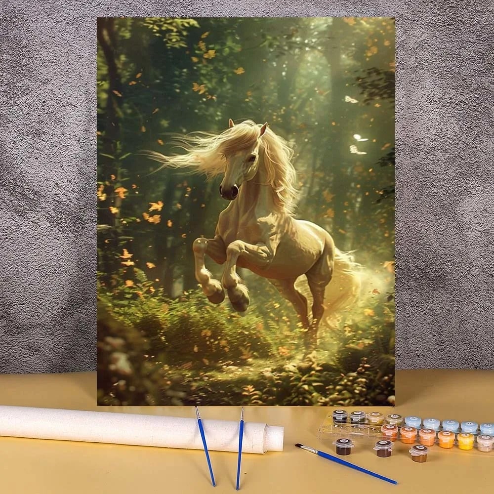 Peinture au numéro — Cheval 28