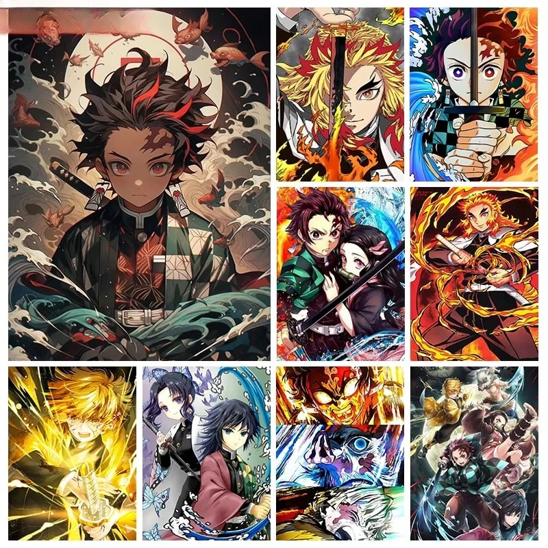 Peinture au numéro — Demon Slayer 5