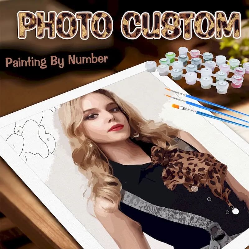 Peinture au numéro — Portrait 13