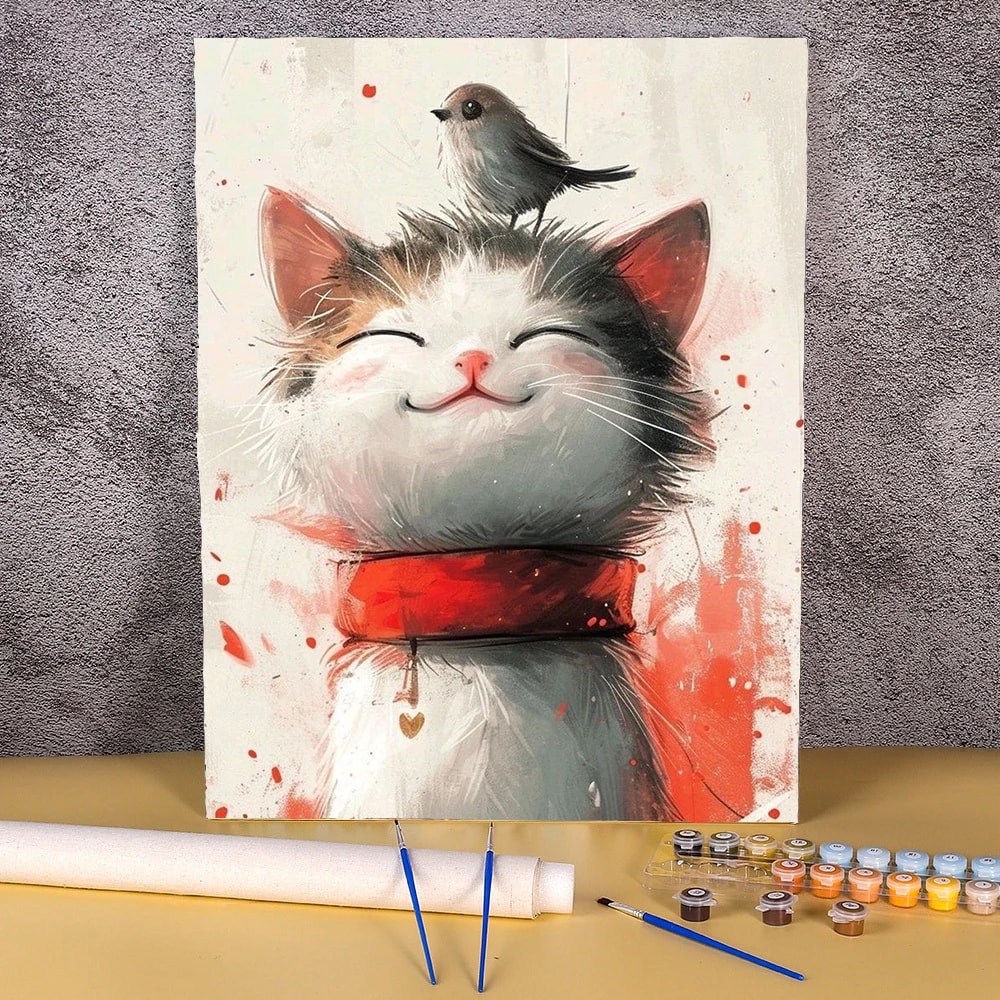 Peinture au numéro — Chat 9