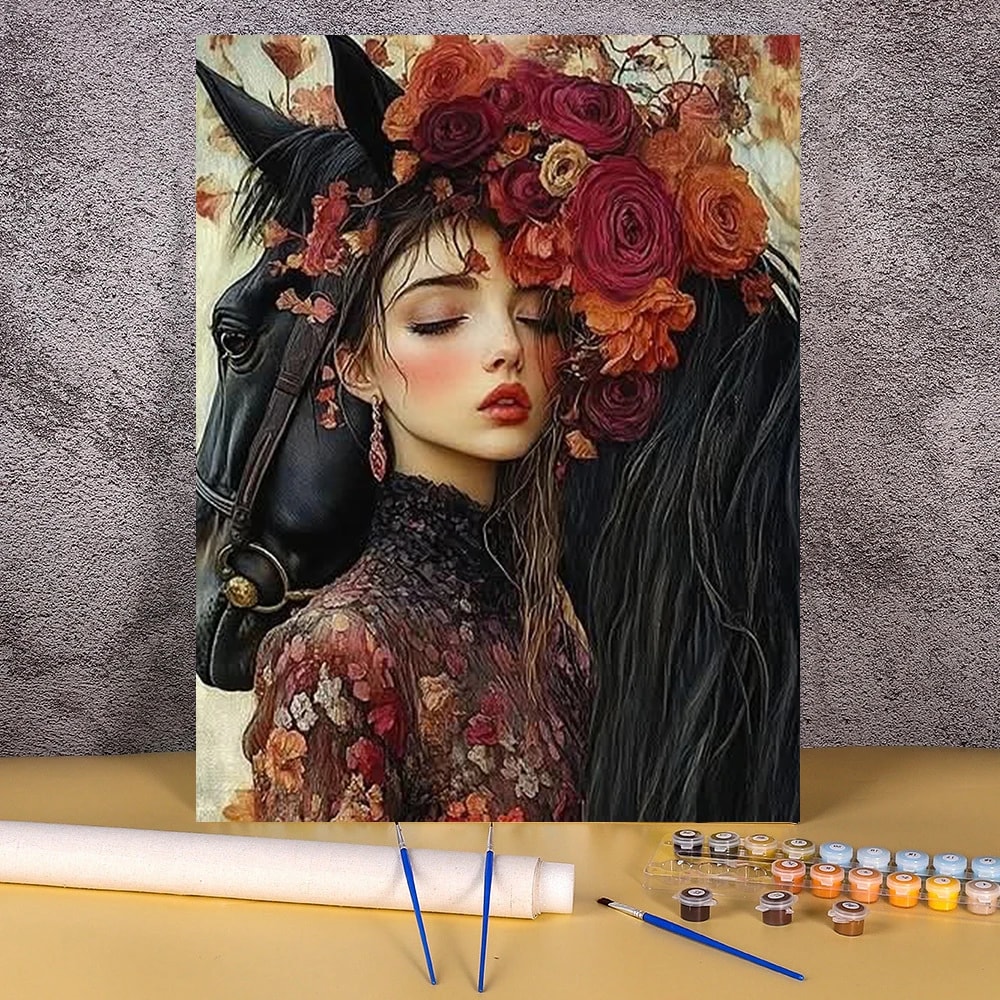 Peinture au numéro — Cheval 27
