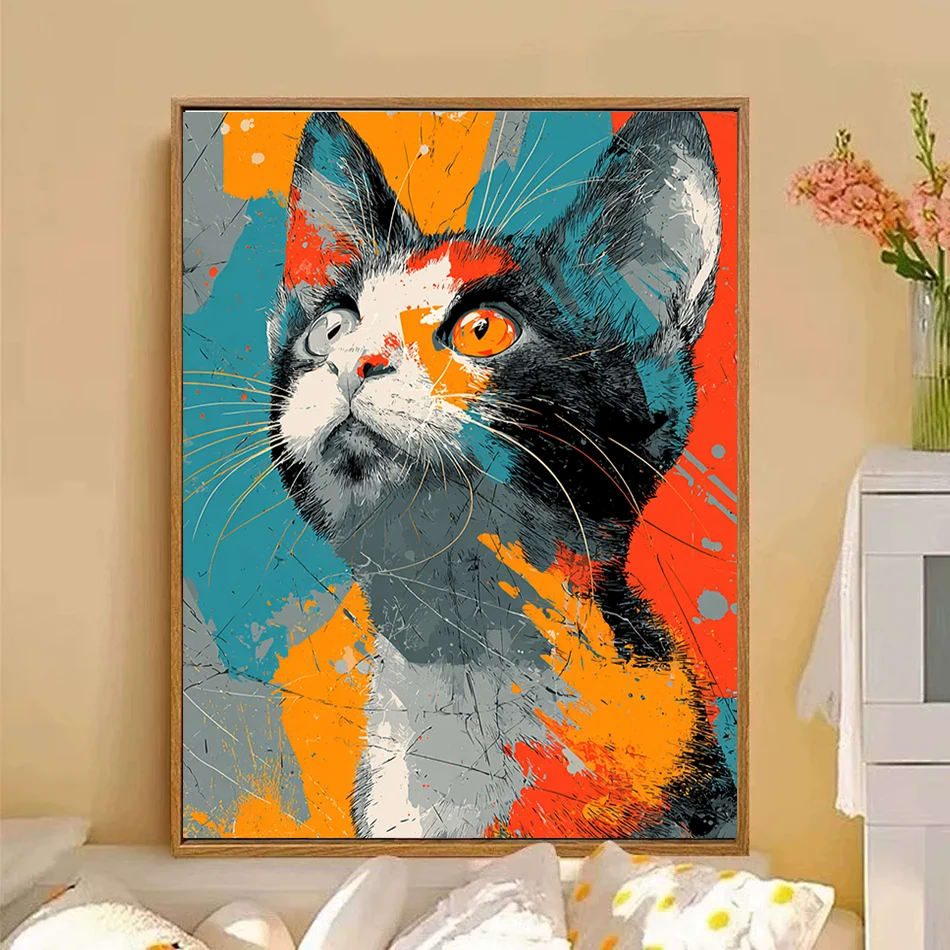 Peinture au numéro — Chat 37