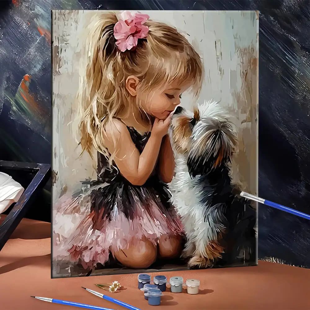 Peinture au numéro — Portrait 3