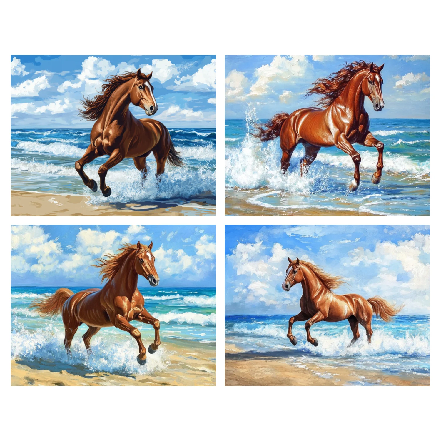 Peinture au numéro — Cheval 26