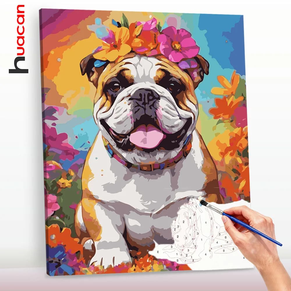 Peinture au numéro — Fleurs 9