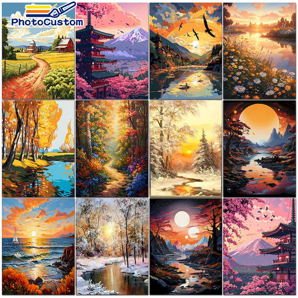 Peinture au numéro — Paysage 21