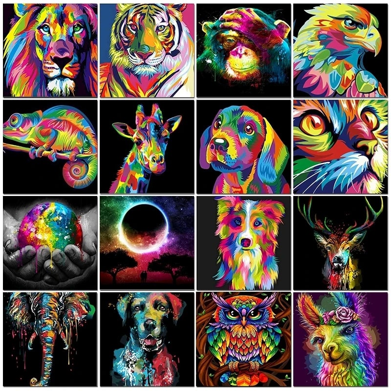 Peinture au numéro — Animaux 8